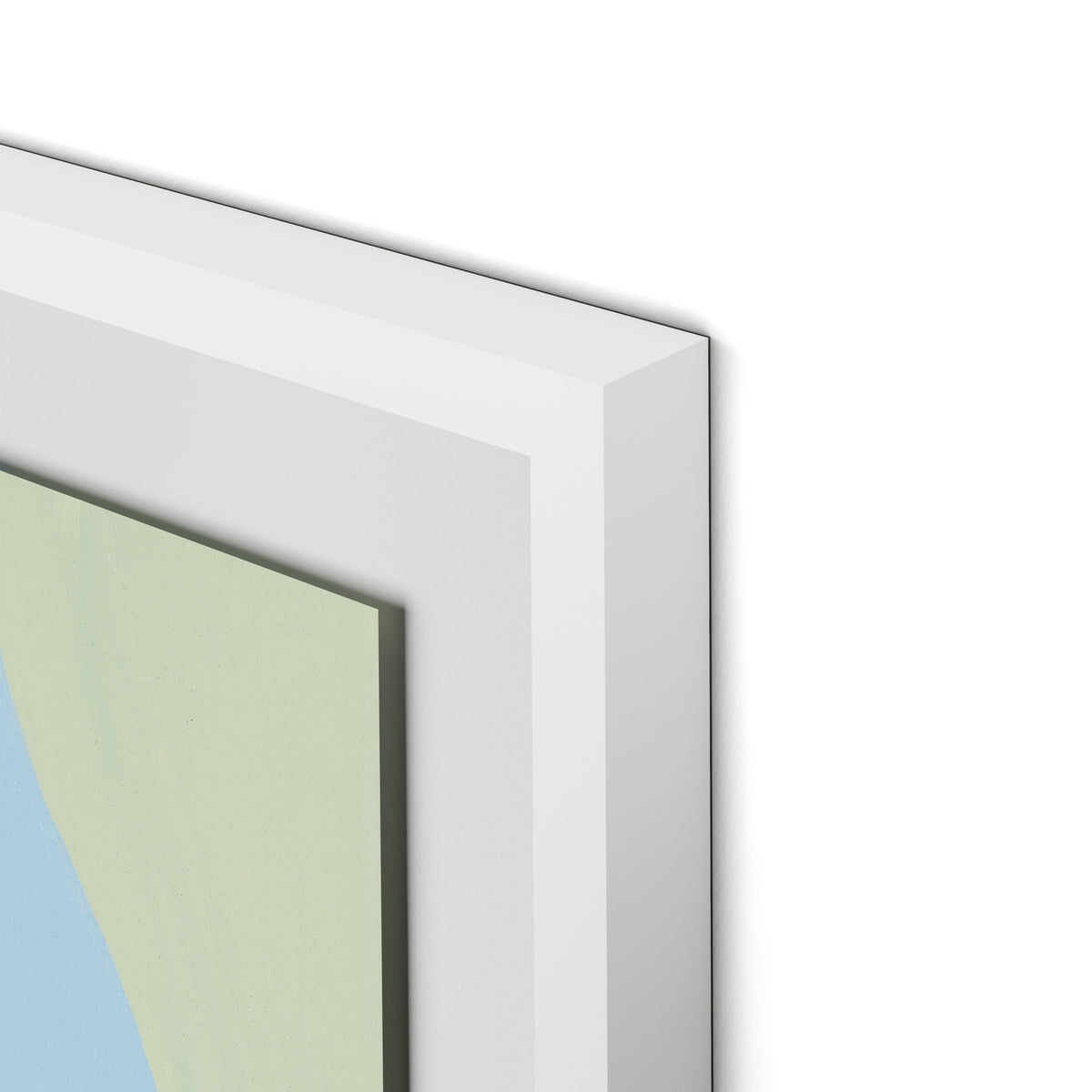 Walking No. 2 Framed Paper / 24 x 32 in / White