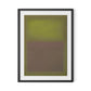 Composition Verdant Framed Paper / 24 x 32 in / Black