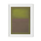 Composition Verdant Framed Paper / 24 x 32 in / White