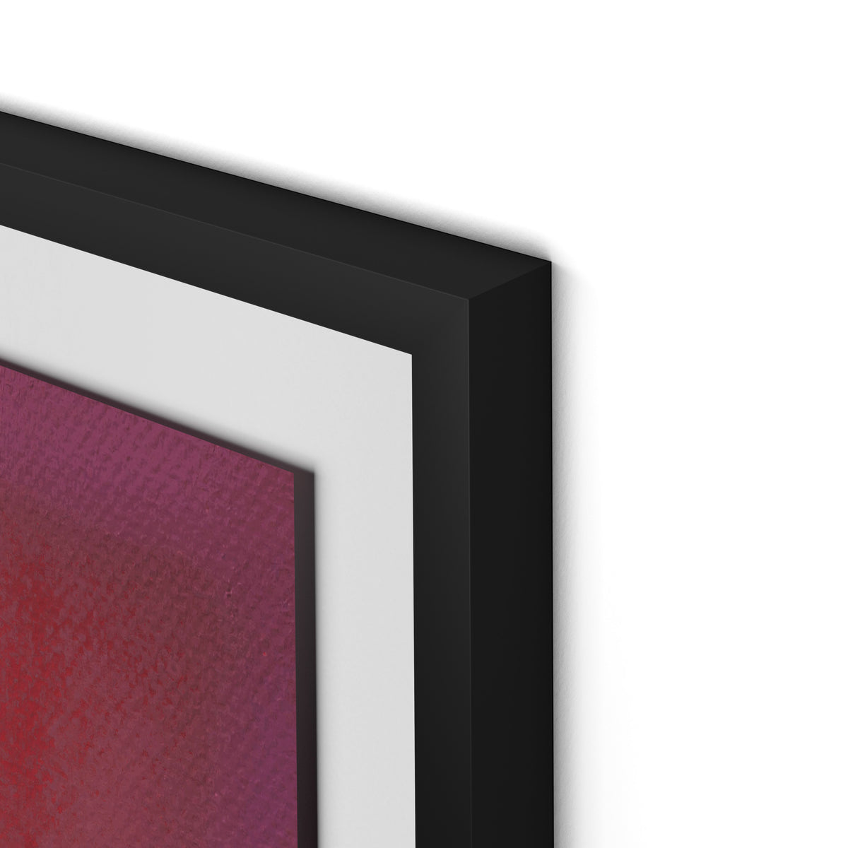 Composition Violet Framed Paper / 24 x 32 in / Black