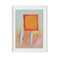 Figures in a Souk B Framed Paper / 24 x 32 in / White