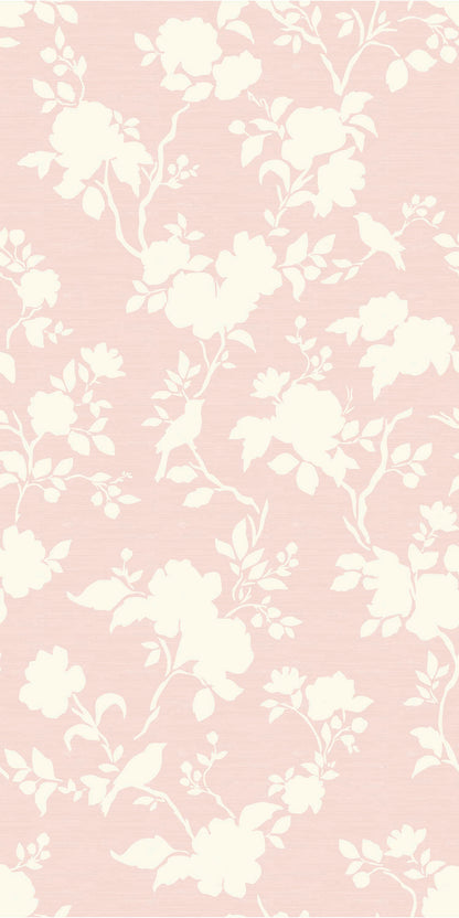 Image of Camellia Bloom in Pink Wallpaper