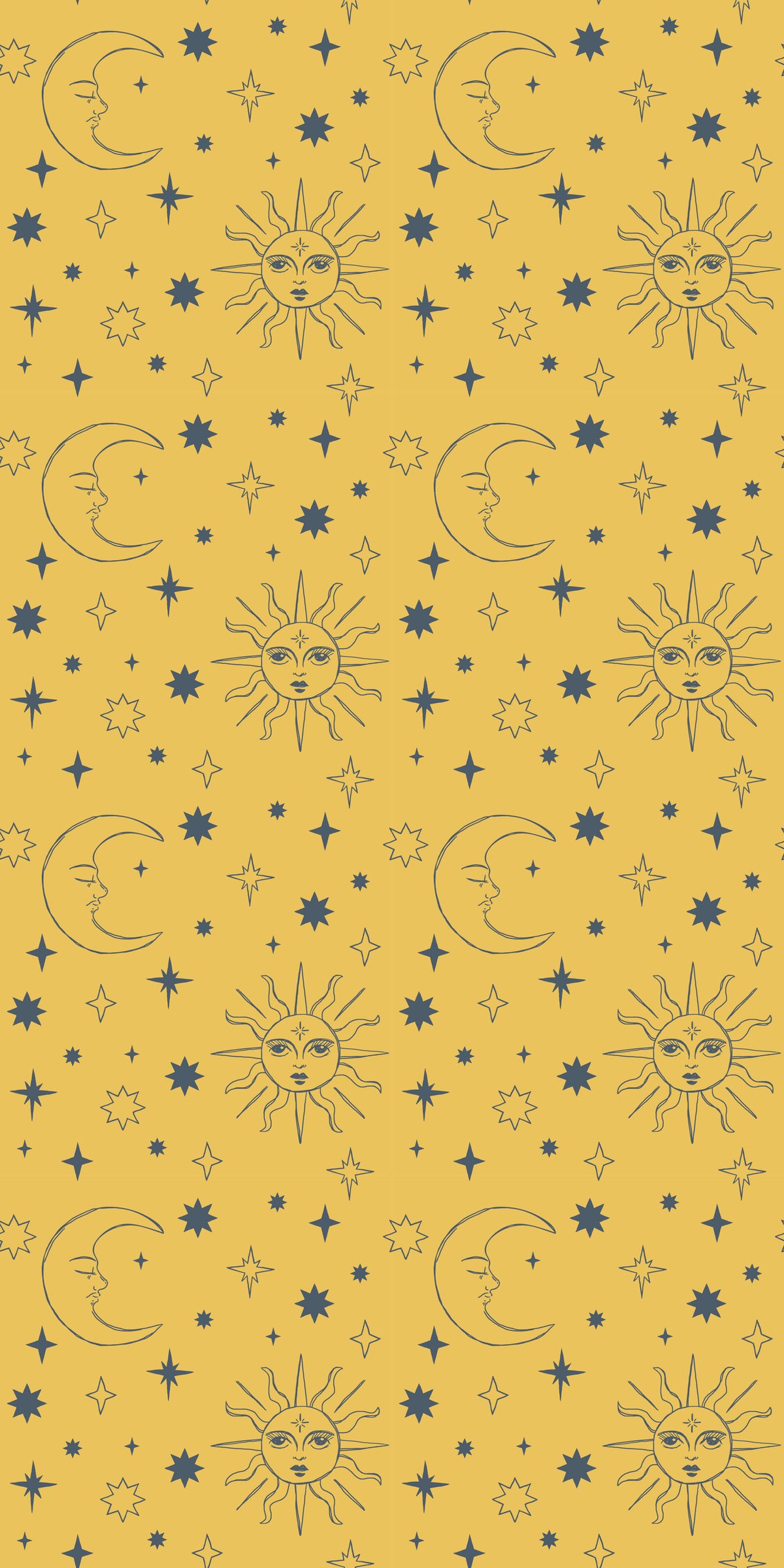 Image of Celestial Skies in Starlight Wallpaper