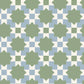 Image of Checkerboard Geo in Powder/Moss Wallpaper