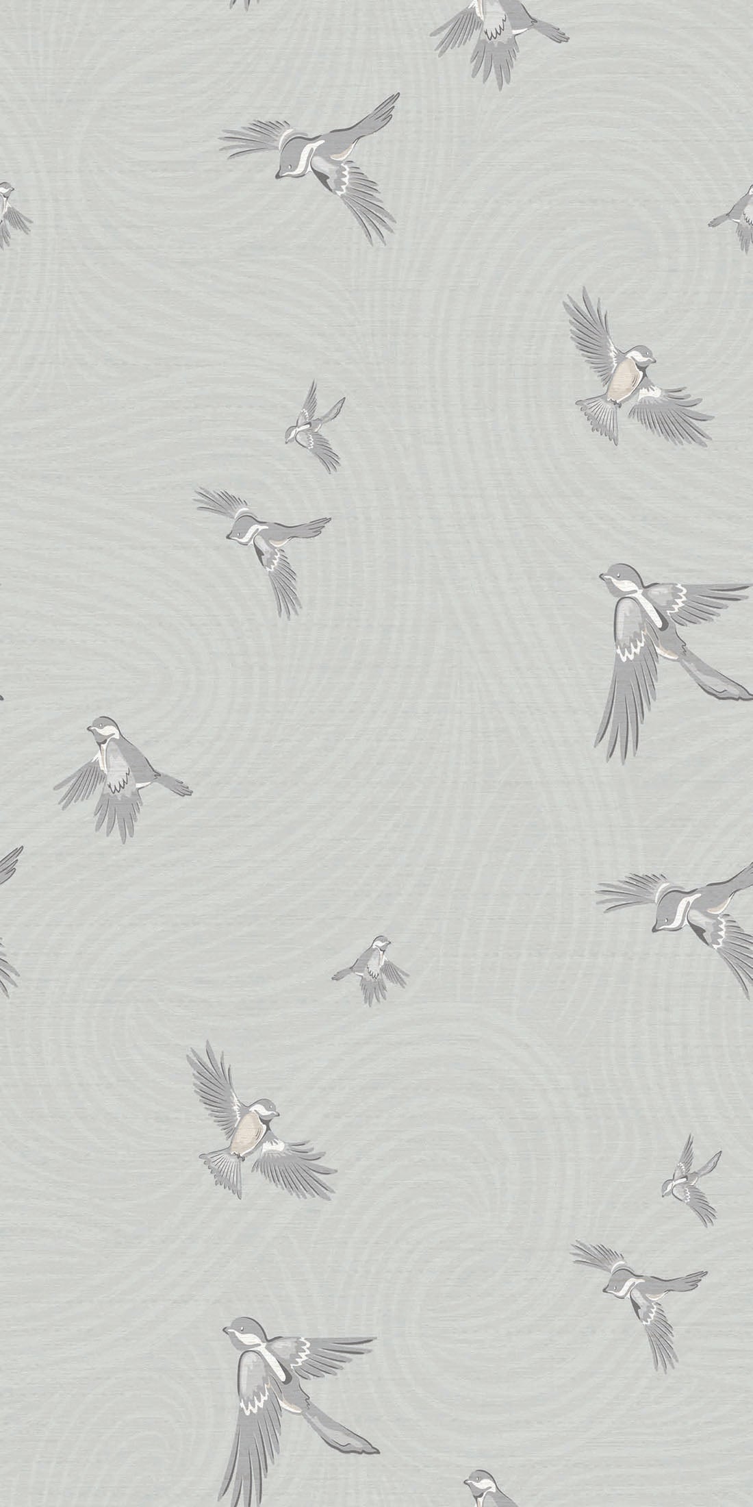 Chickadee Birds in Sky wallpaper.