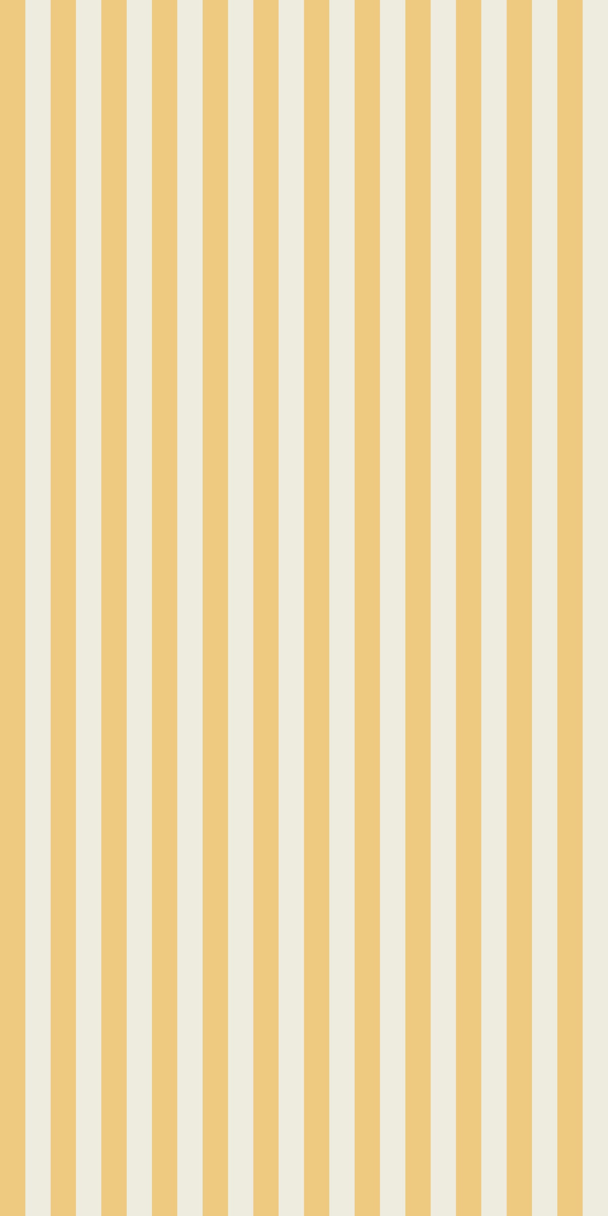 Image of Classic Stripe in Daisy Wallpaper
