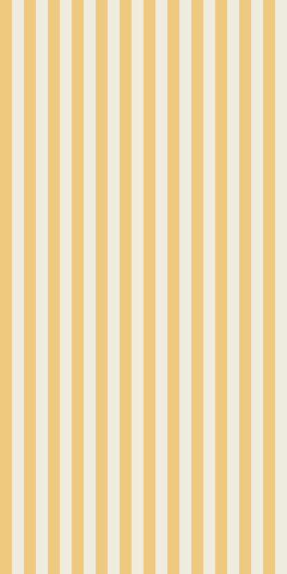 Image of Classic Stripe in Daisy Wallpaper