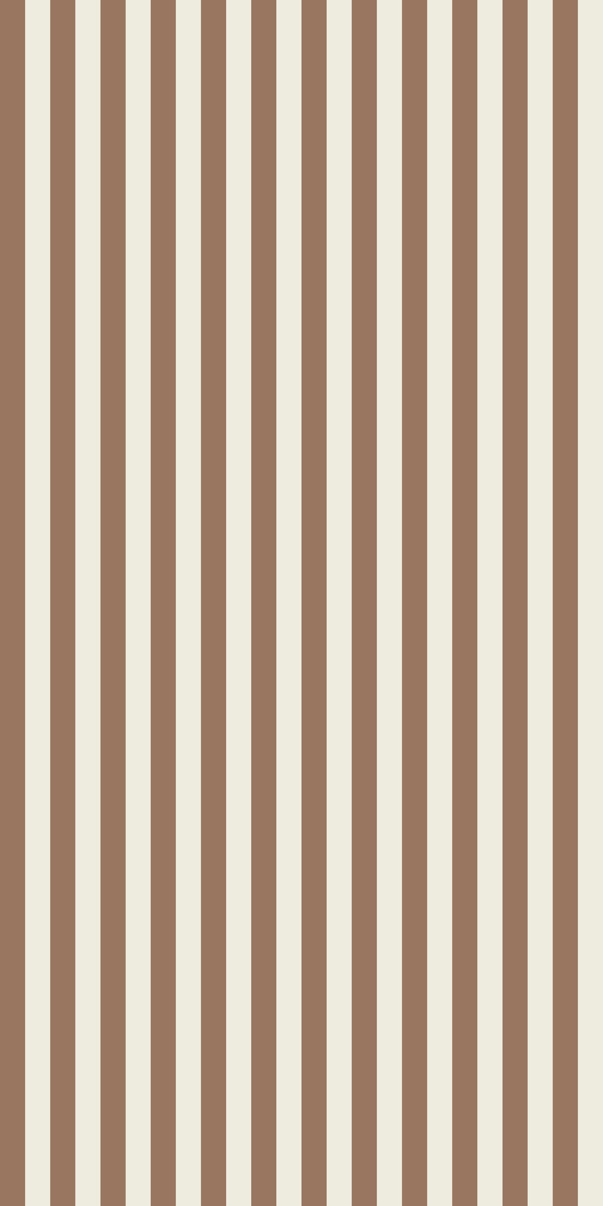 Image of Classic Stripe in Mocha Wallpaper