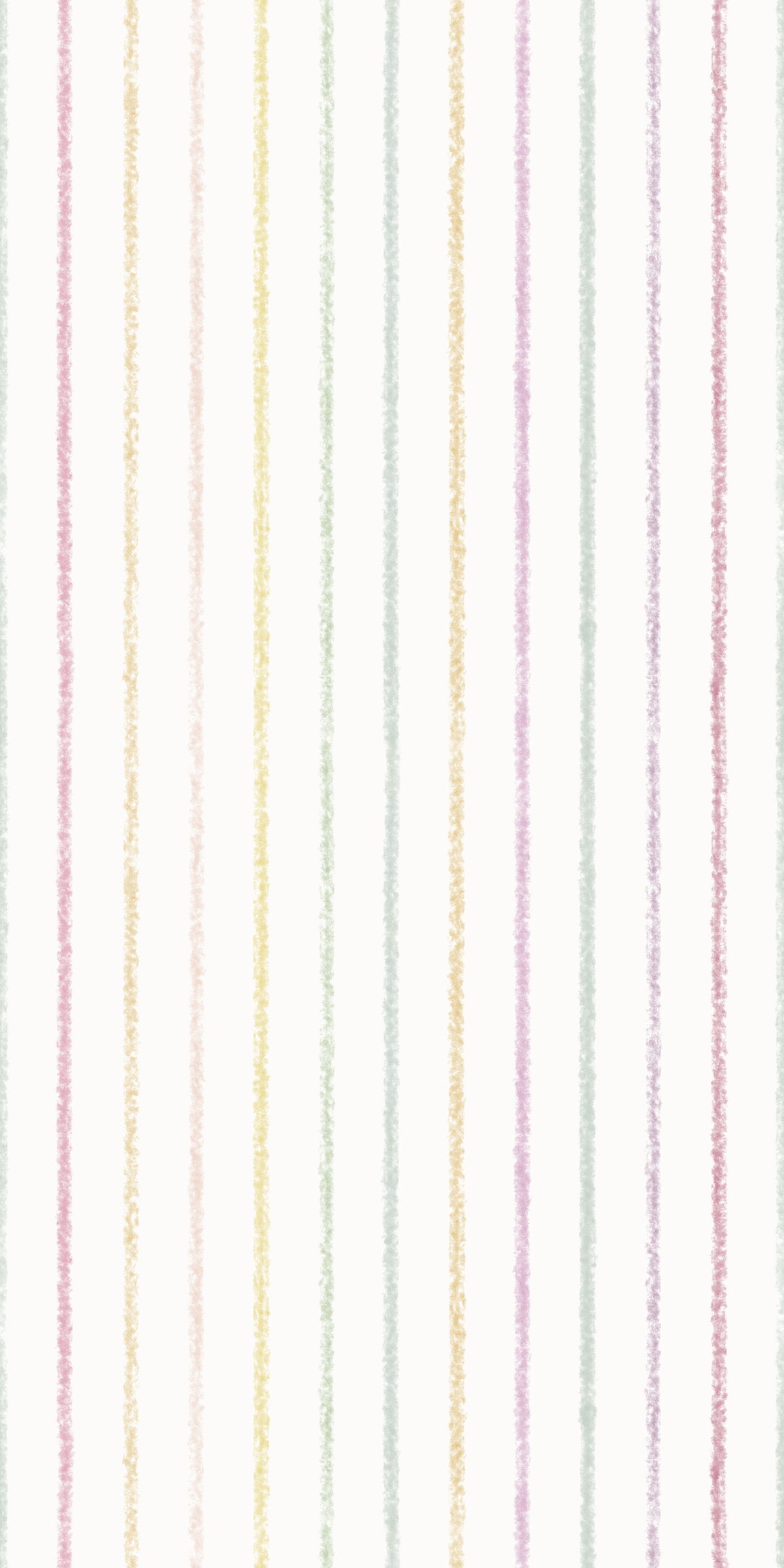 Image of Crayon Stripe Multi in Fruit Punch Wallpaper