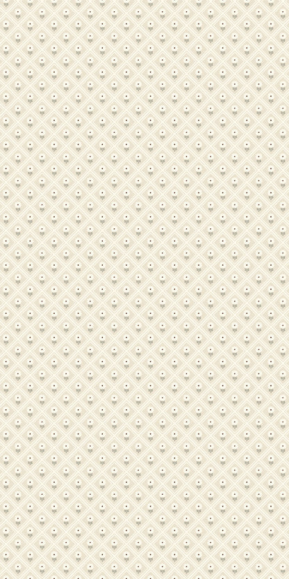 Image of Dahlia in Beige/Cream Wallpaper