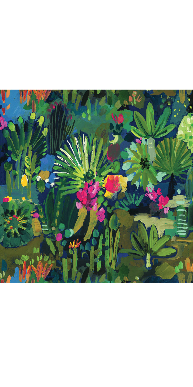 Dark Jungle in Green color