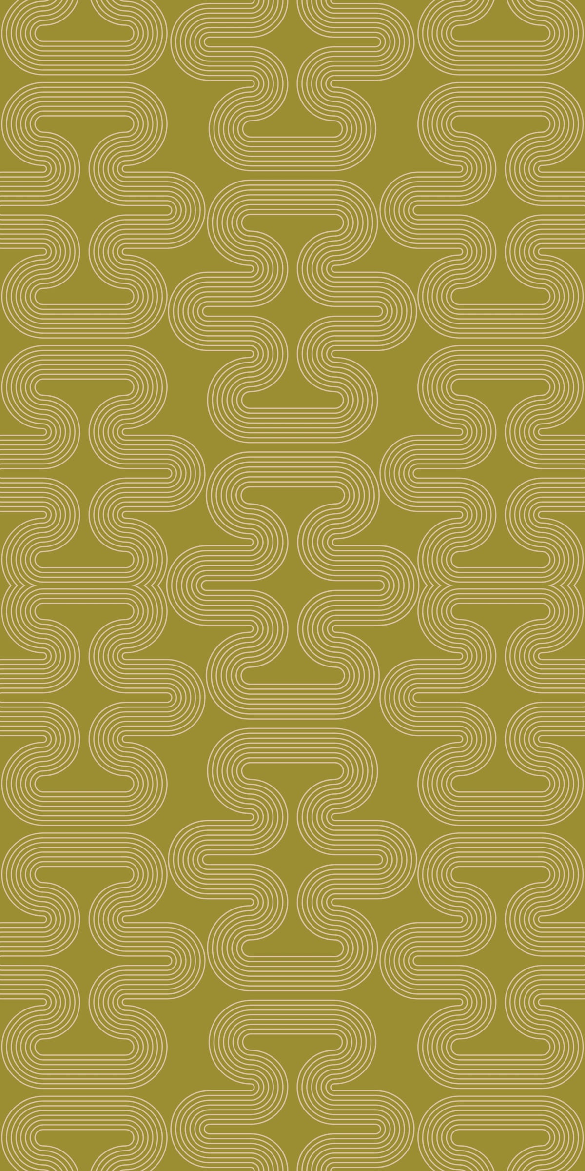 Image of Endless End in Green Wallpaper