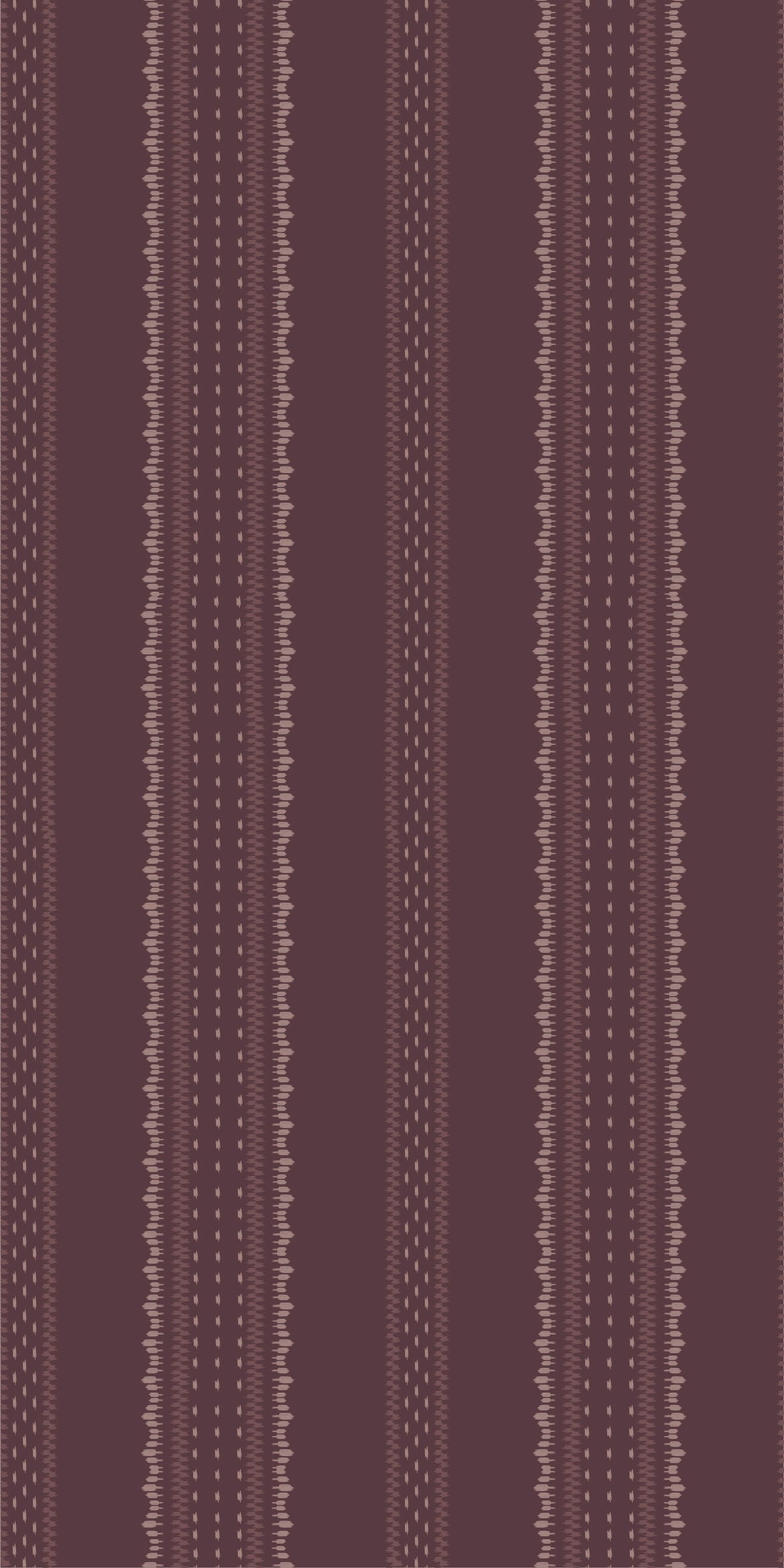 Image of Heritage Stripe in Dark Plum Wallpaper