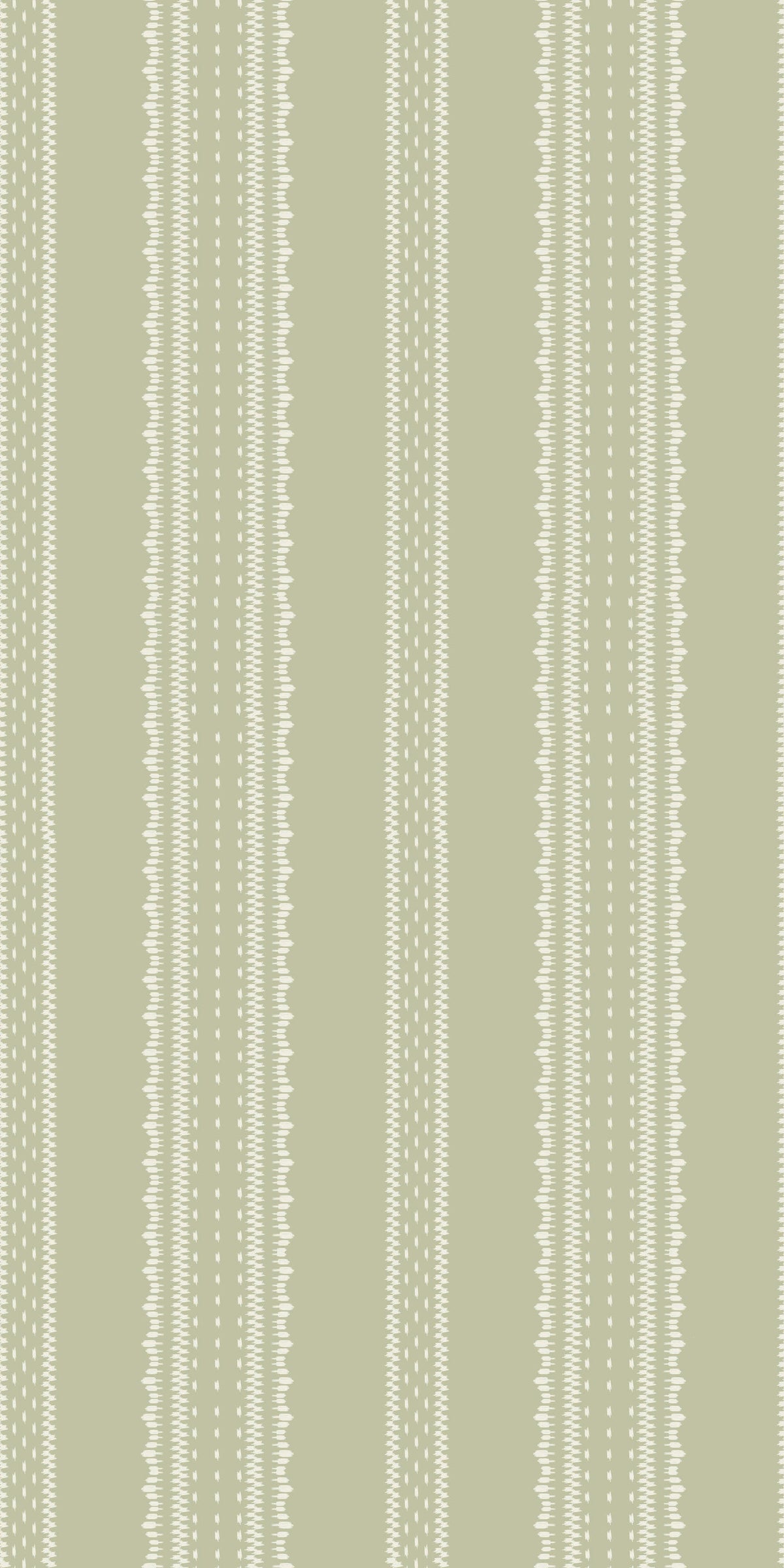 Image of Heritage Stripe in Light Green Wallpaper