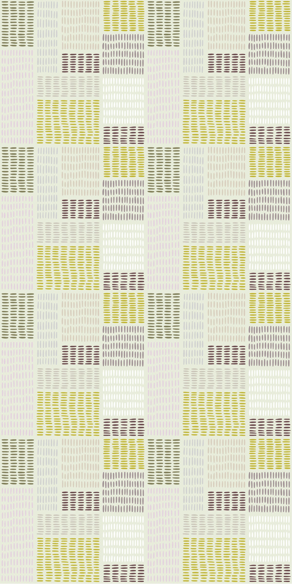 Image of In Petite Stitches in Green Wallpaper