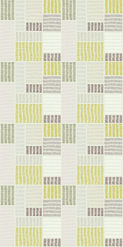 Image of In Petite Stitches in Green Wallpaper