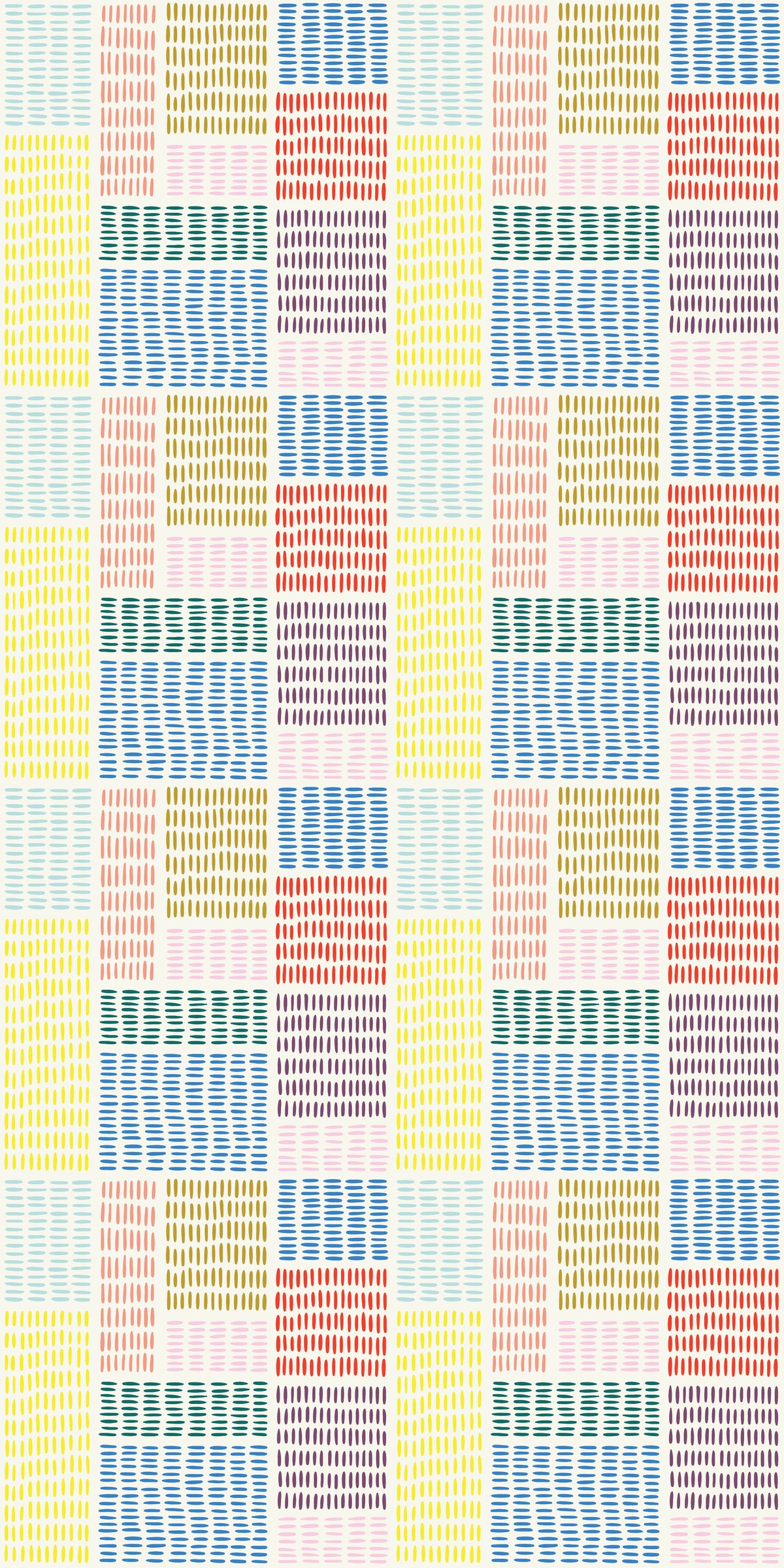 Image of In Petite Stitches in Multi Wallpaper