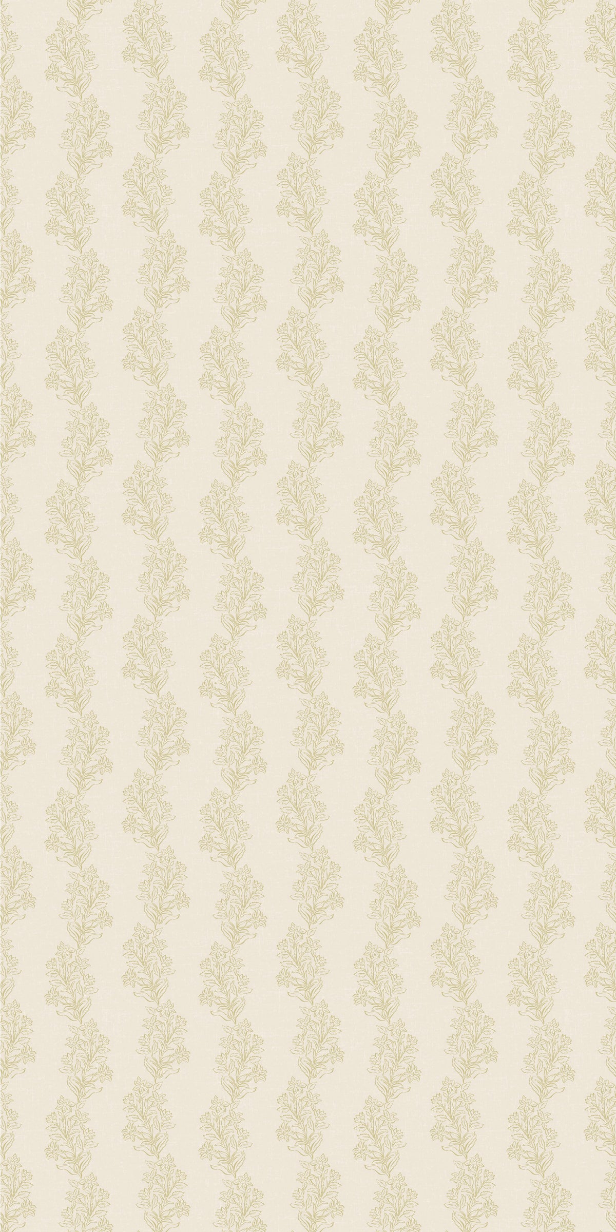 Heritage Vine in Cream/Lichen wallpaper.