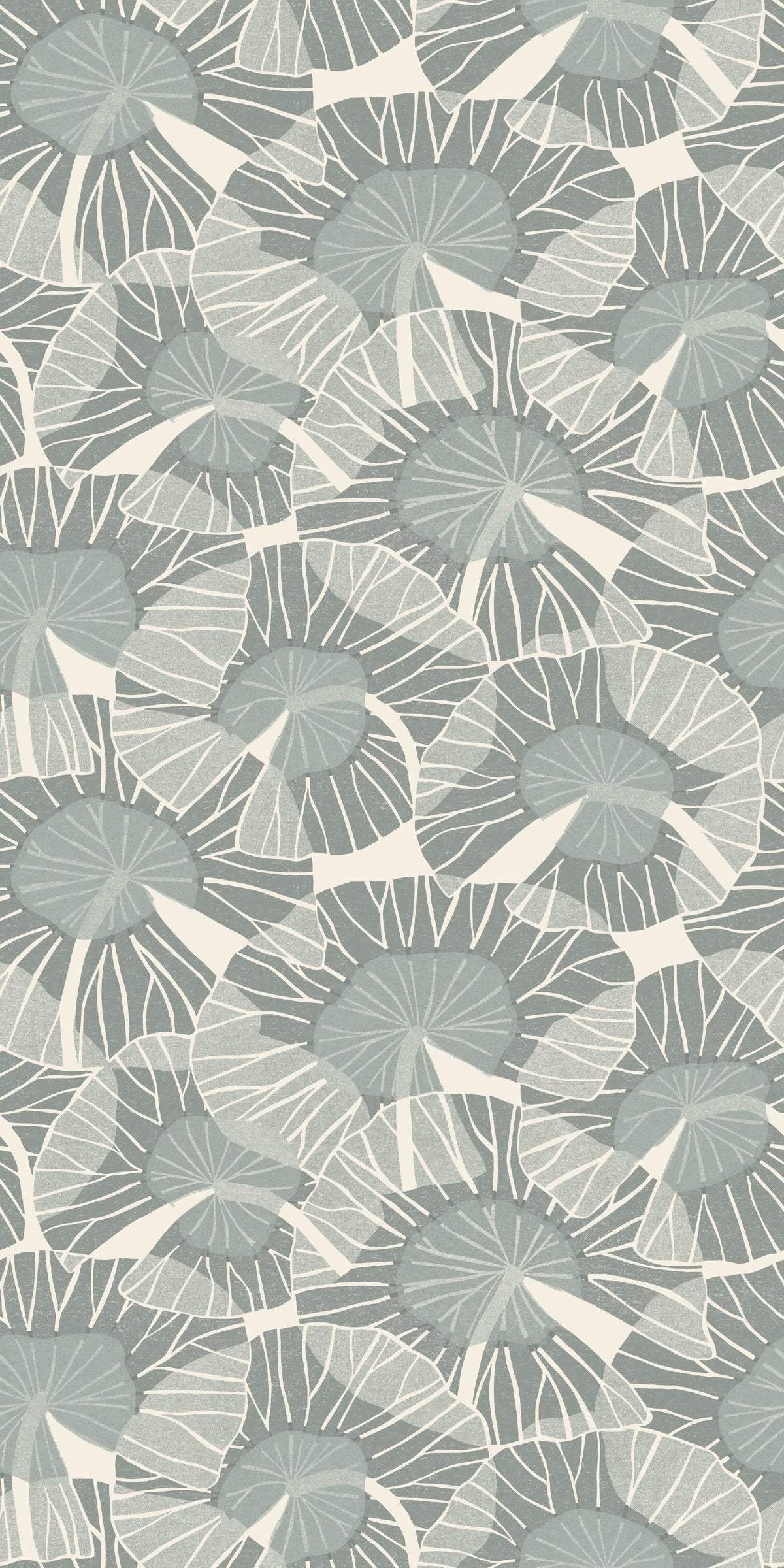 Image of Lilypad in Mineral Wallpaper