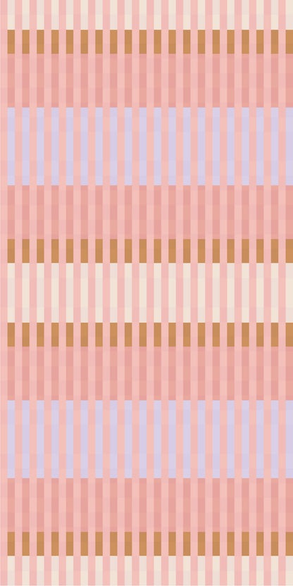 Image of Line Essence in Pink Wallpaper