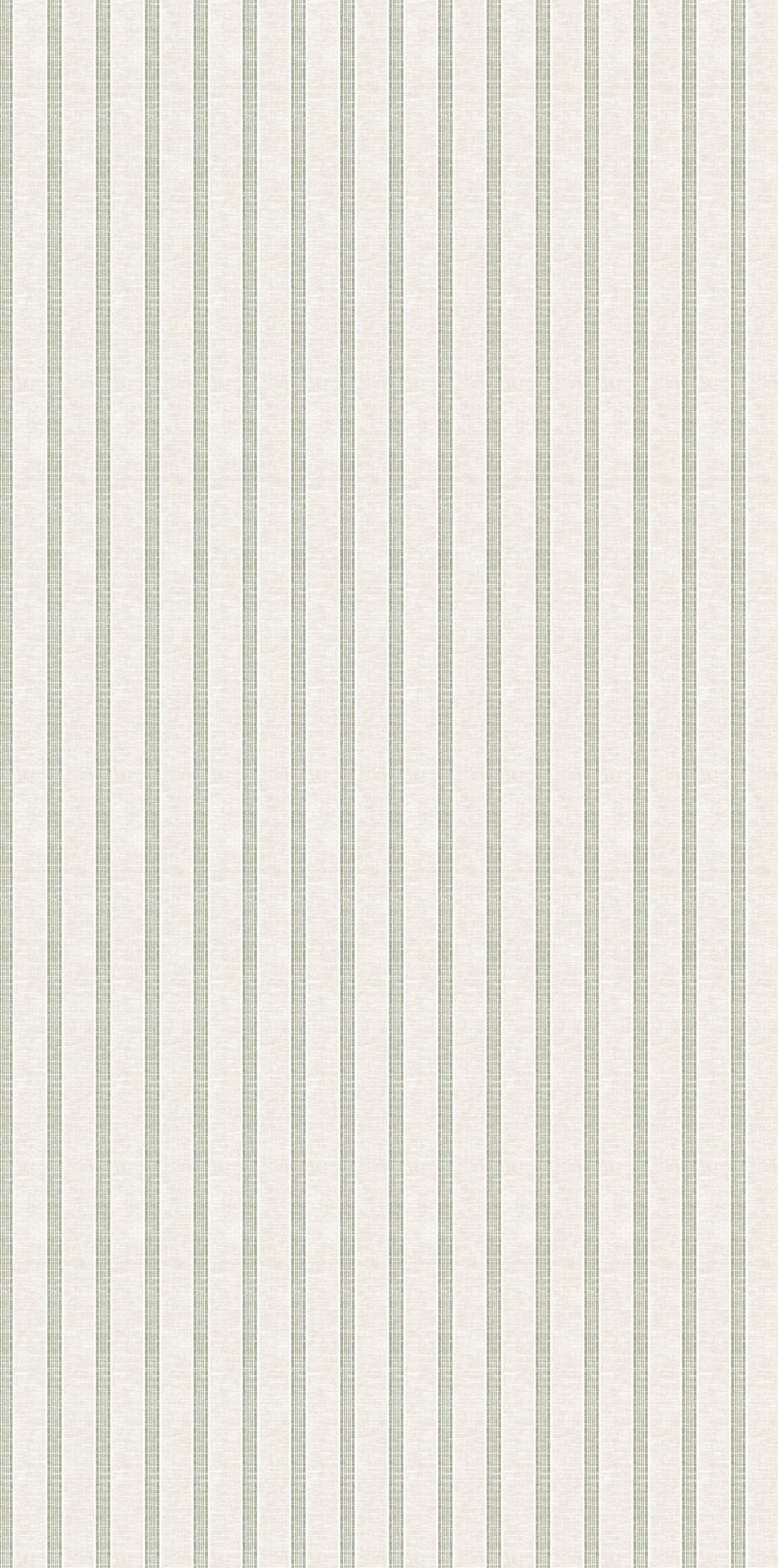Image of Linen Stripe in Oat/Olive Wallpaper