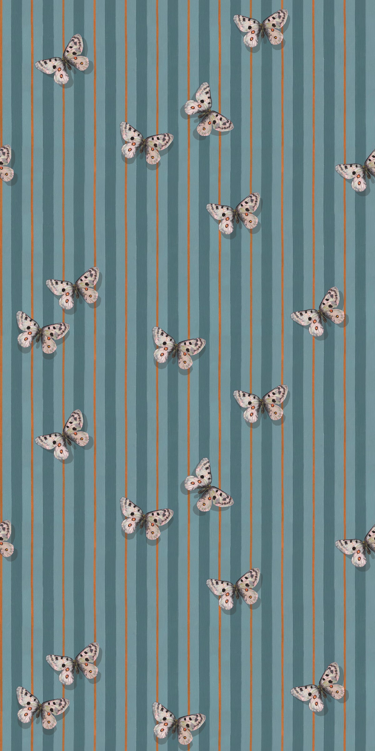 Image of Mountain Apollo in Teal Wallpaper