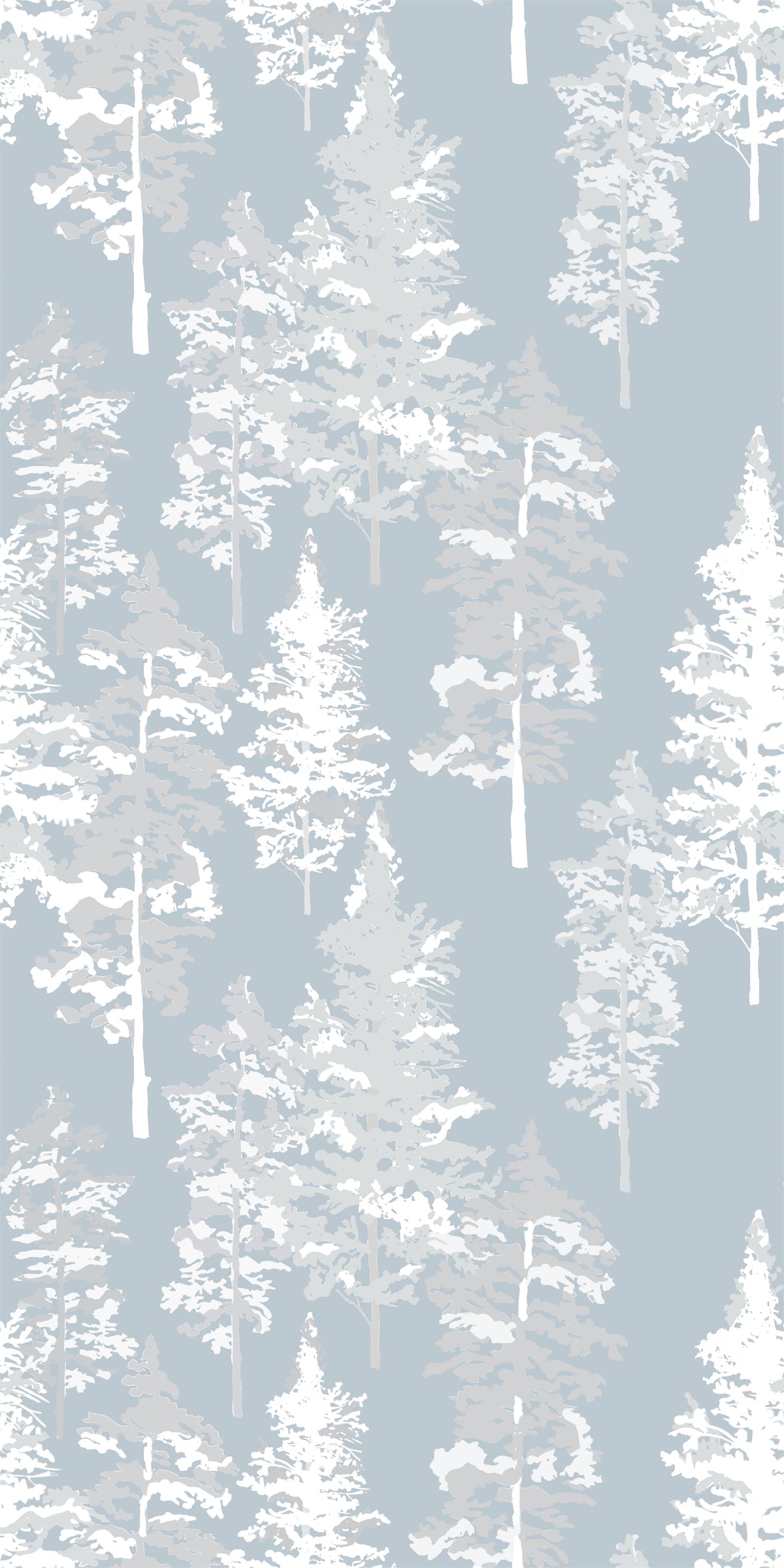 Image of Pacific Northwest in Ice Bue Wallpaper