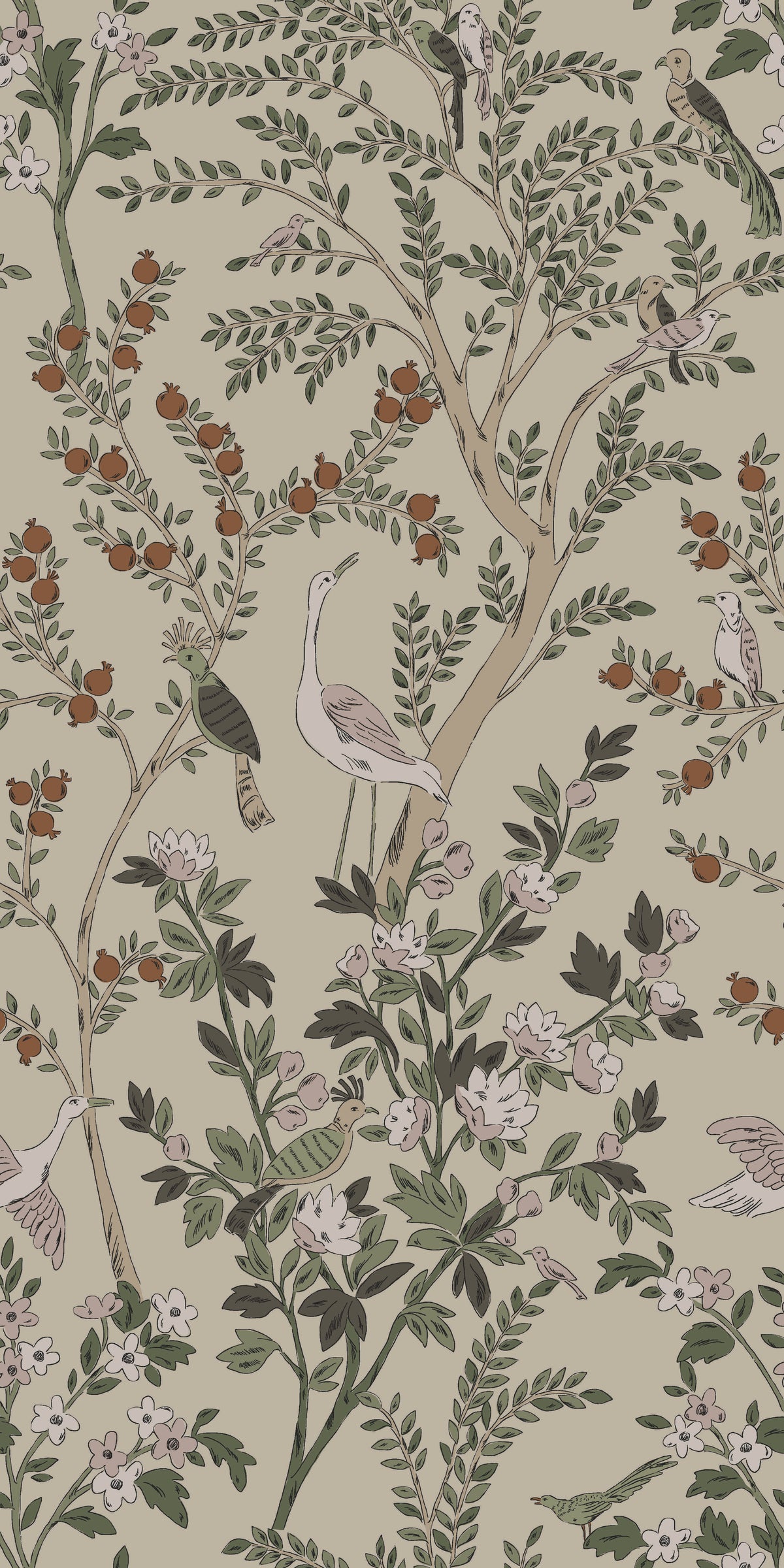 Image of Paradis in Natural Wallpaper