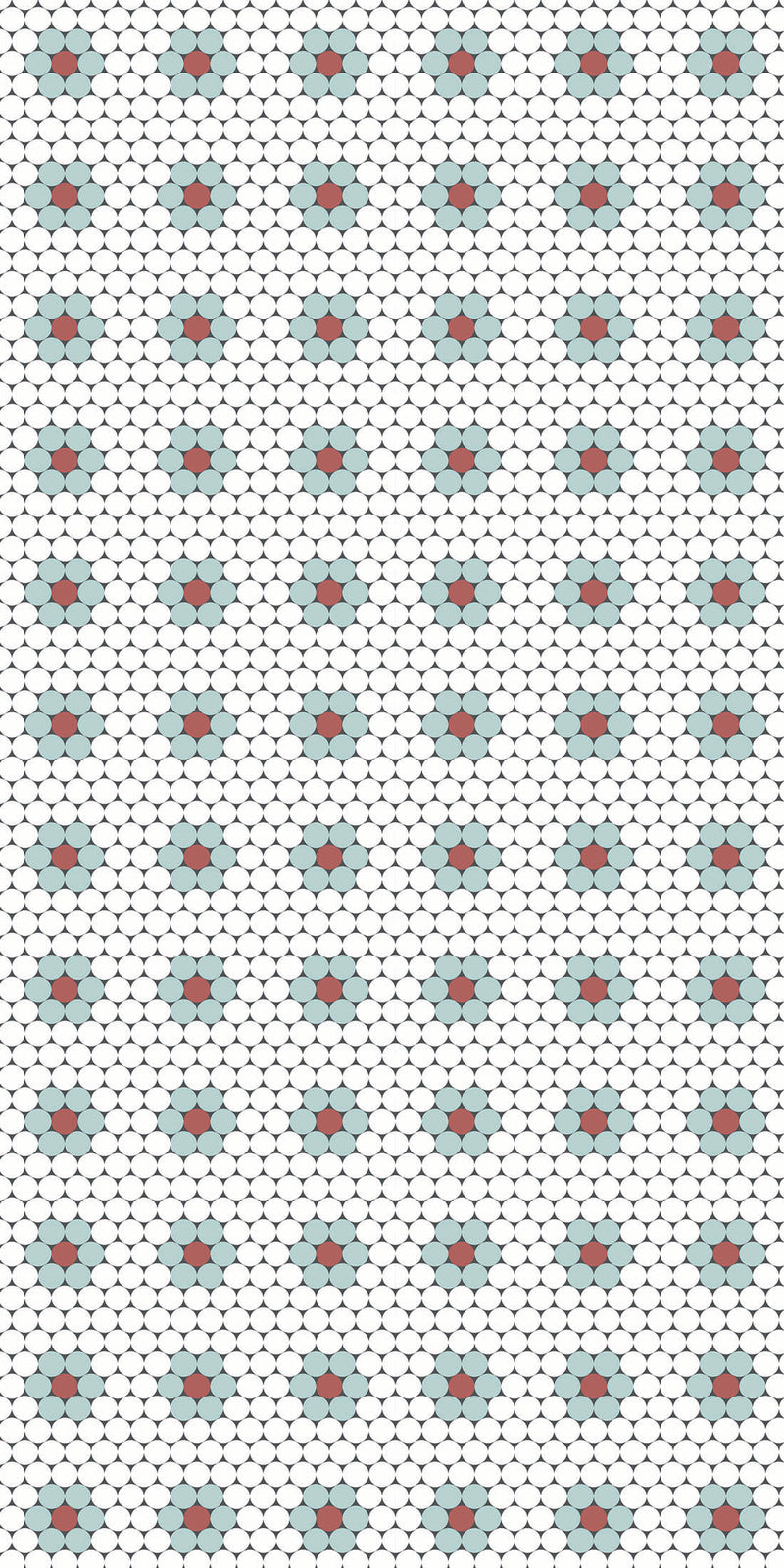 Penny Tile Decals in Multi color