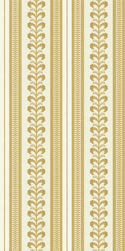 Image of Pickart Stripe in Canary Wallpaper