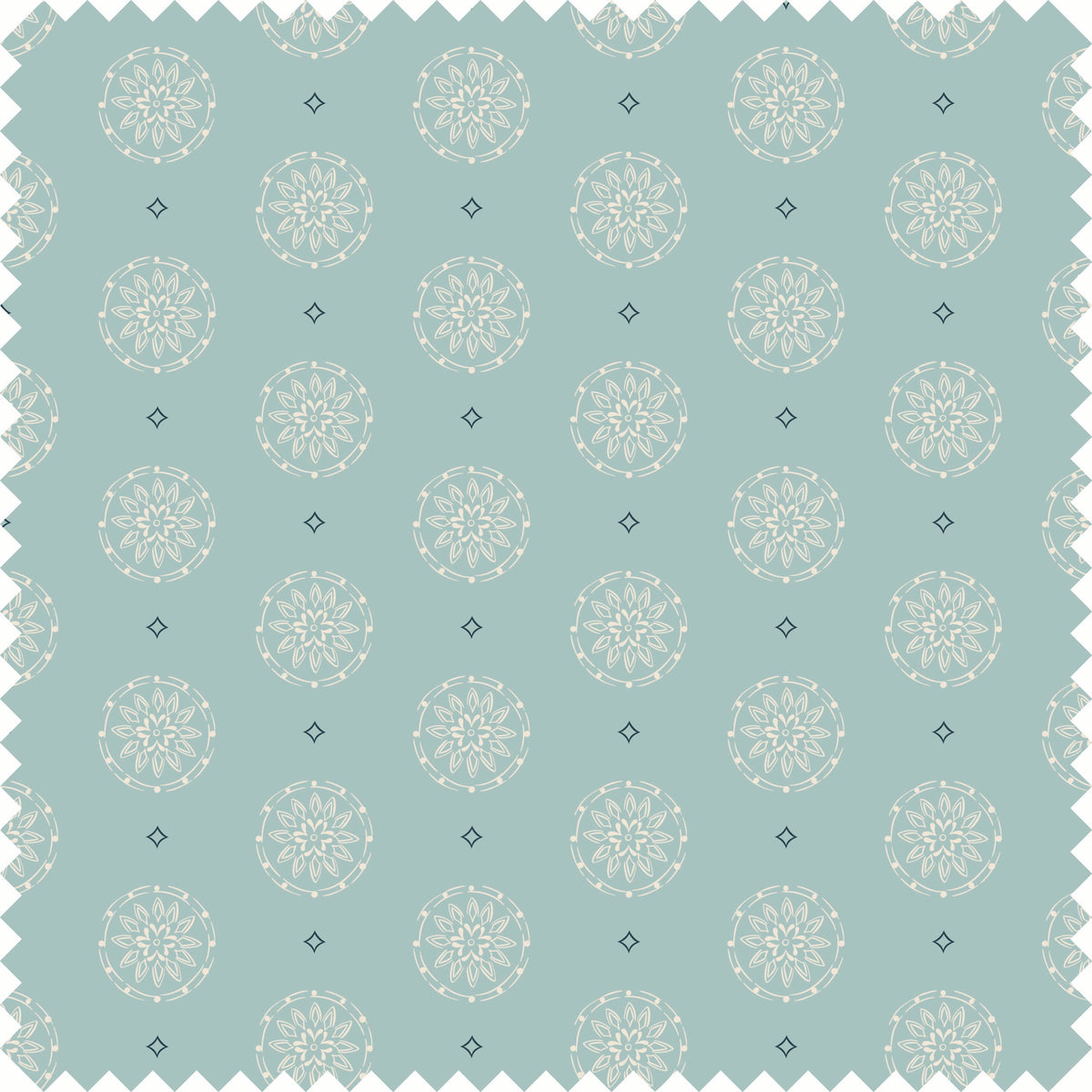 Pinwheel Fabric Fabric in Sky Blue