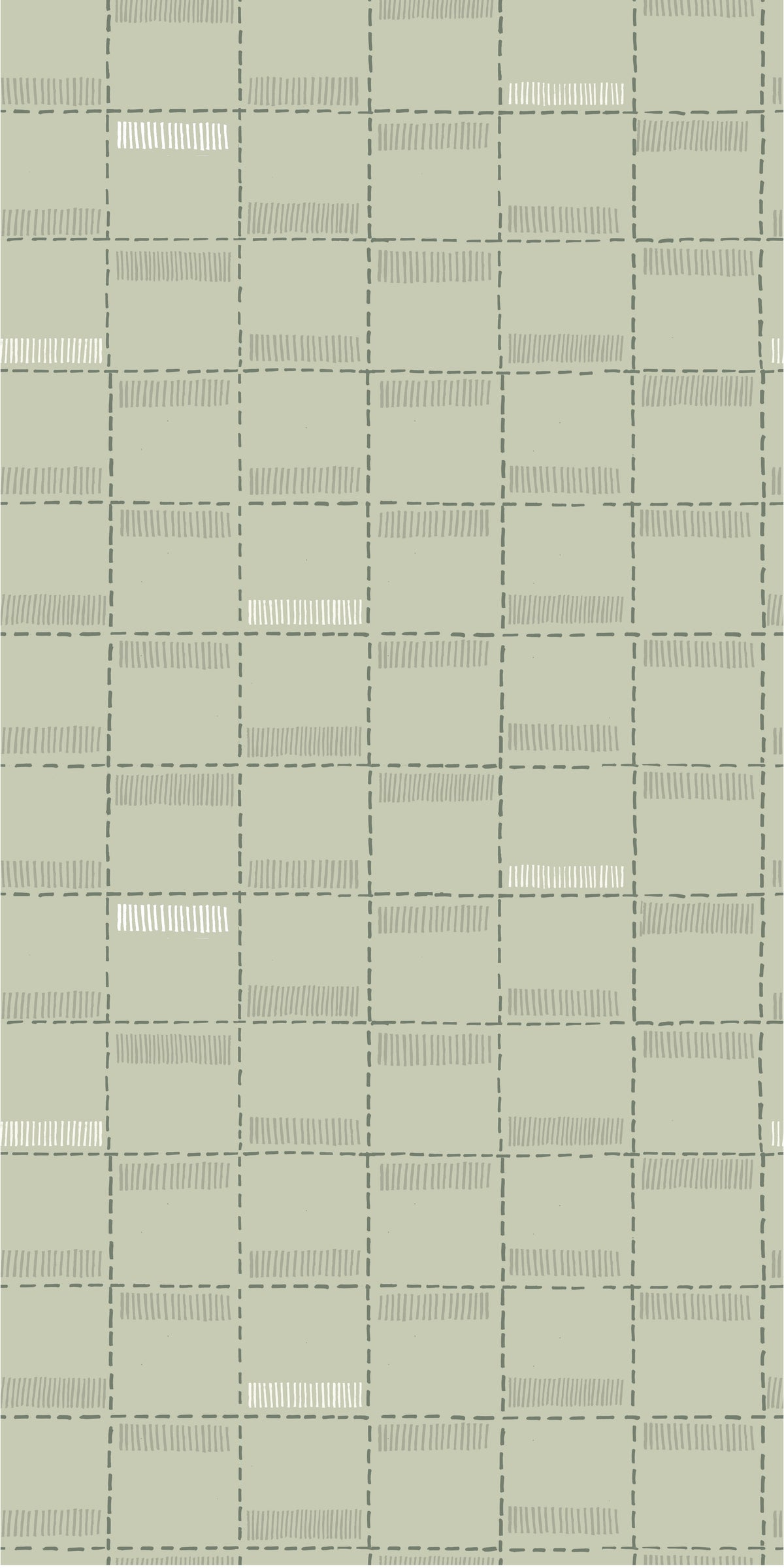Image of Quilty Pleasure in Green Wallpaper