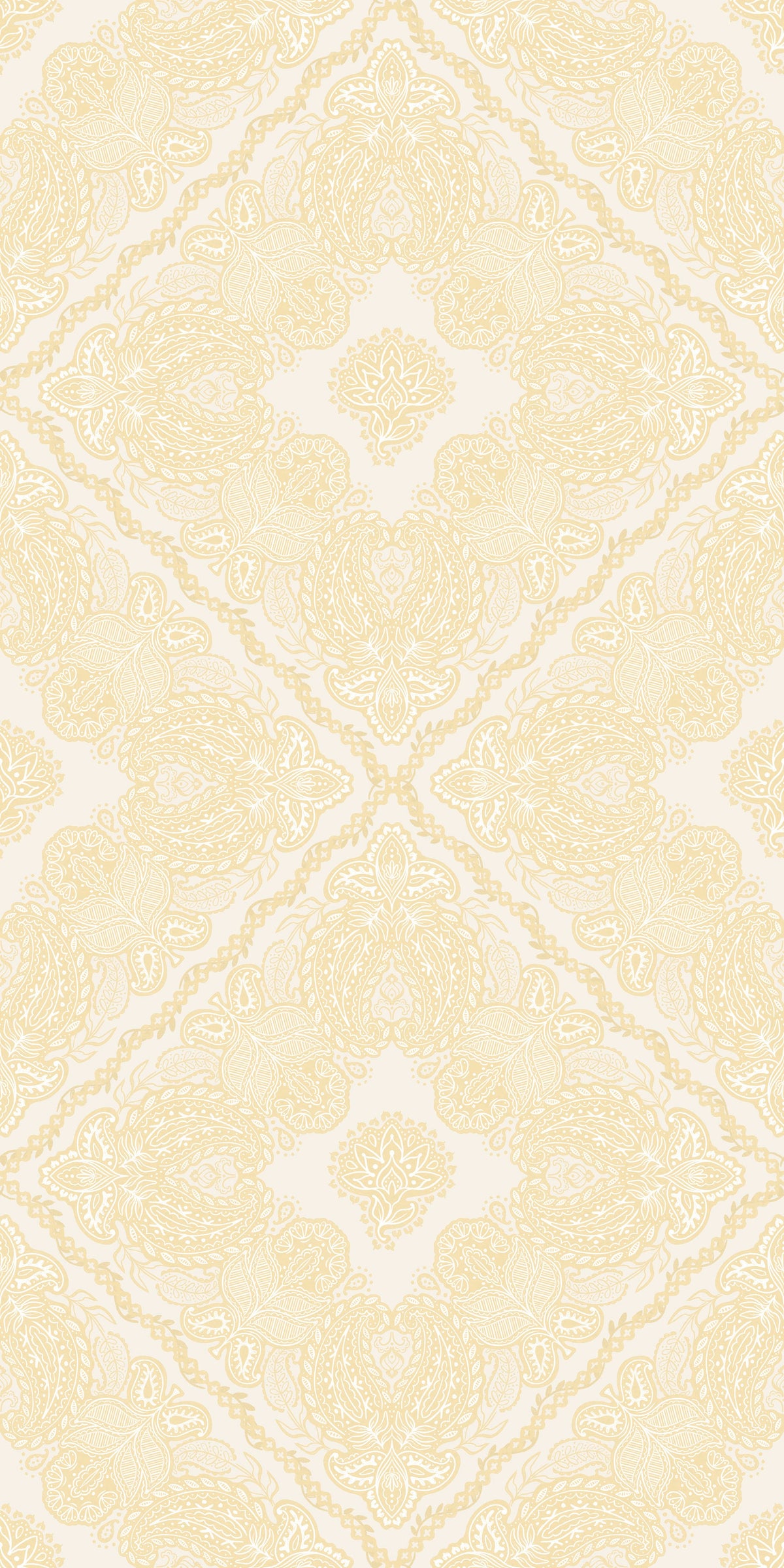 Image of Remington in Butter Yellow Wallpaper