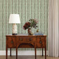 Ribbon Wallpaper in Evergreen