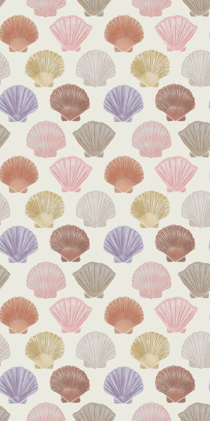 Image of Shells in Multi Wallpaper