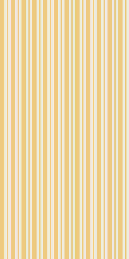 Image of Simple Stripe in Daisy Wallpaper
