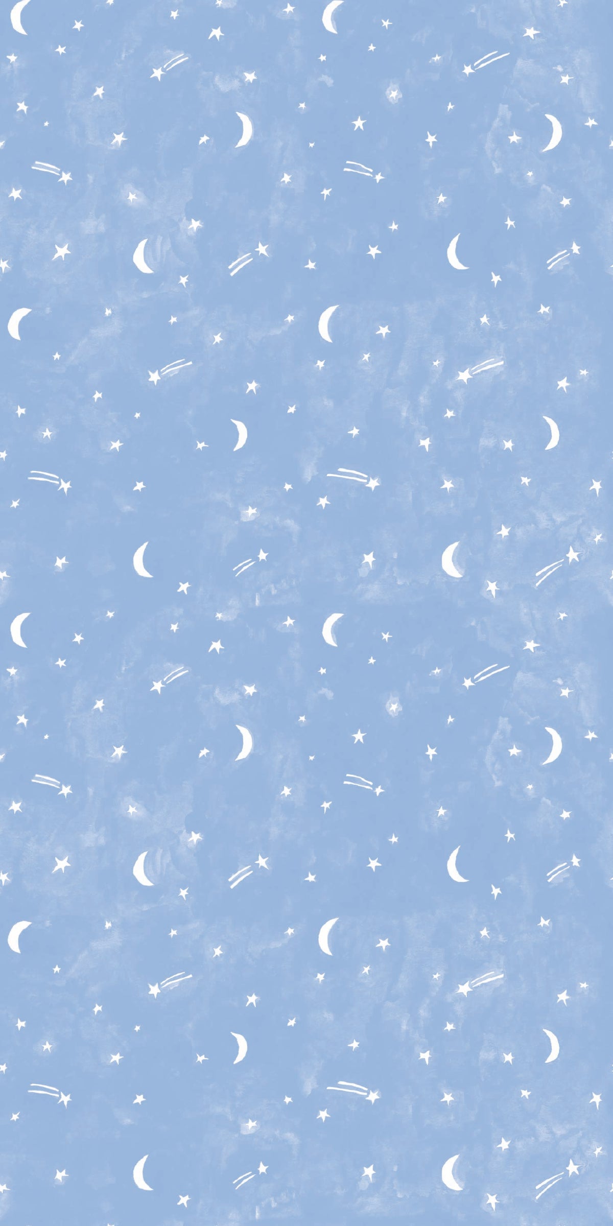 Image of Starry Night in Blue Wallpaper
