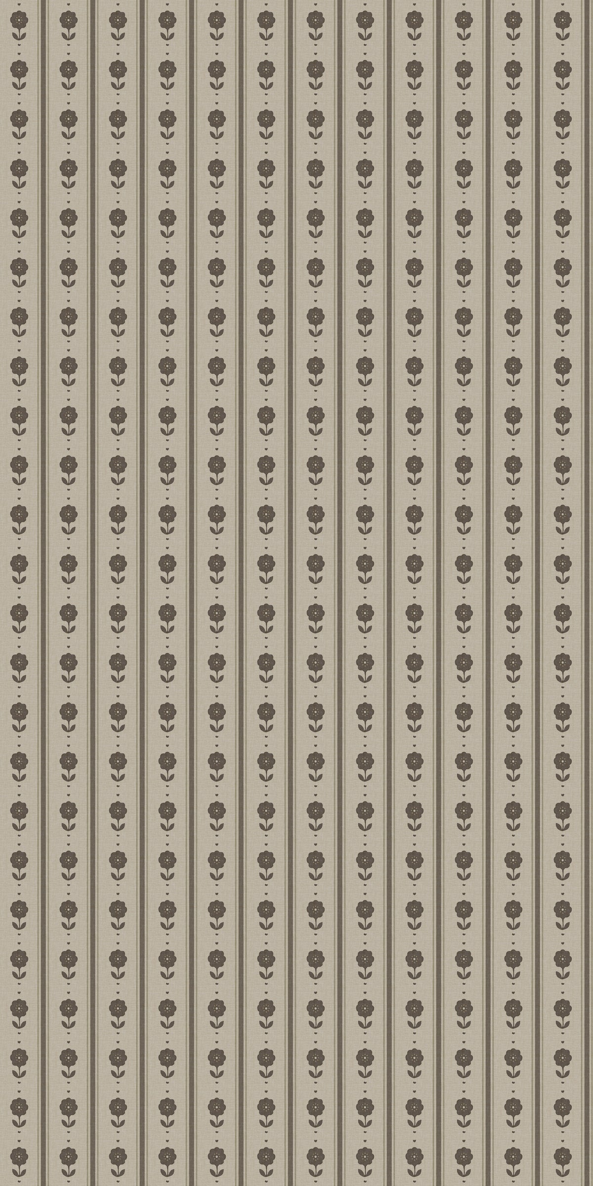 Image of Storybook Stripe in Charcoal Wallpaper