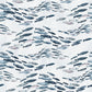 Image of Swimming Upstream in Blue Wallpaper