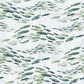Image of Swimming Upstream in Green Wallpaper