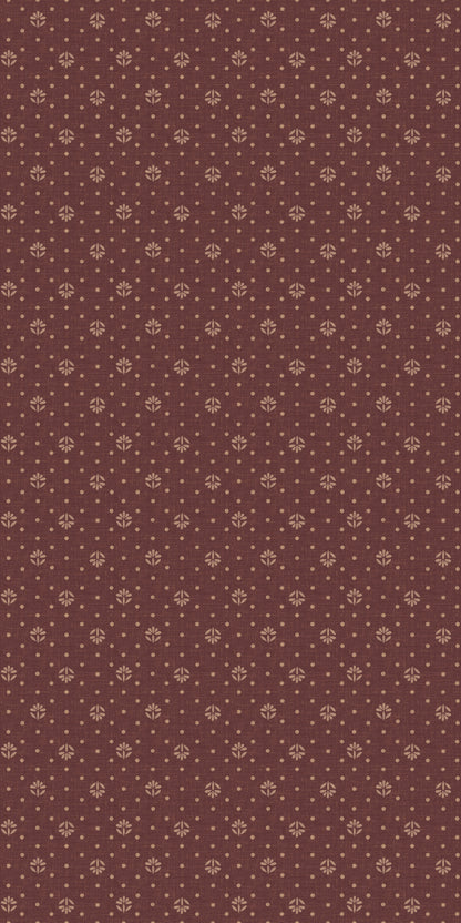 Image of Threaded Petal in Maroon Wallpaper