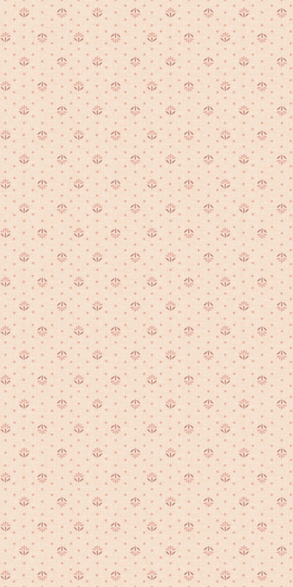 Image of Threaded Petal in Blush Wallpaper