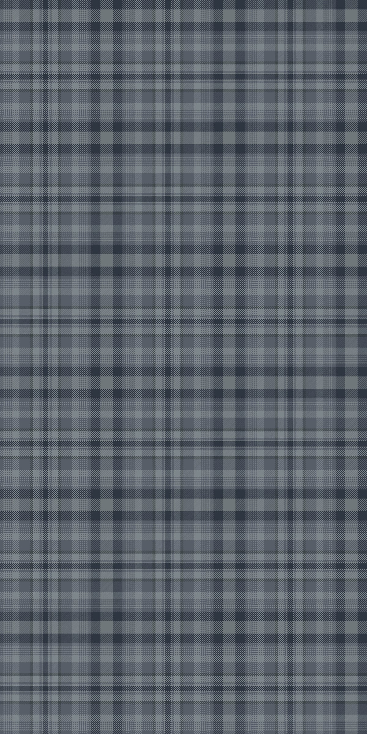Image of Tonal Plaid in Midnight Wallpaper