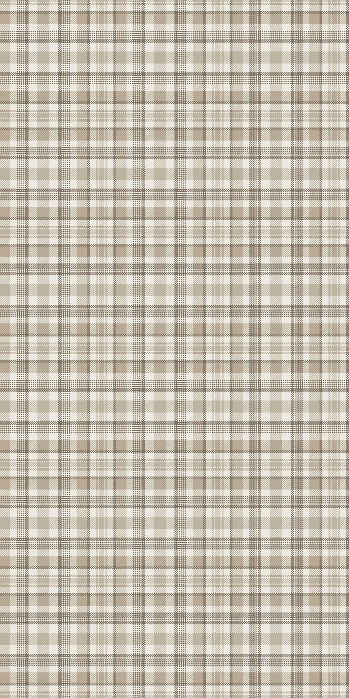 Image of Tonal Plaid in Sand Wallpaper