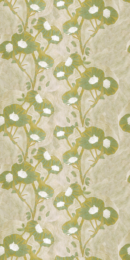 Trellis Wallpaper in Pear