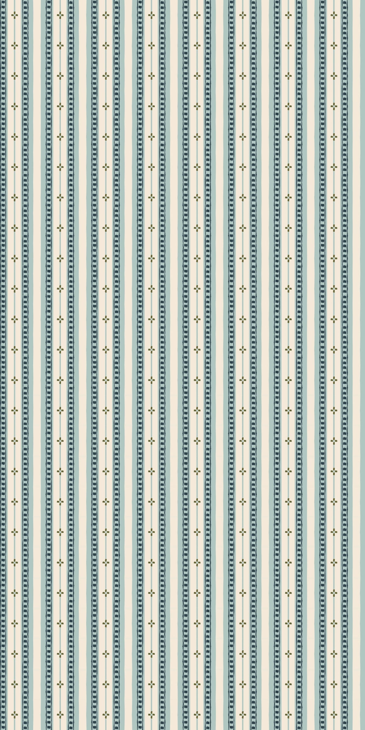 Image of Trio Stripe in Sky Blue Wallpaper