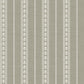 Image of Tulip Ticking Stripe in White/Sage Wallpaper