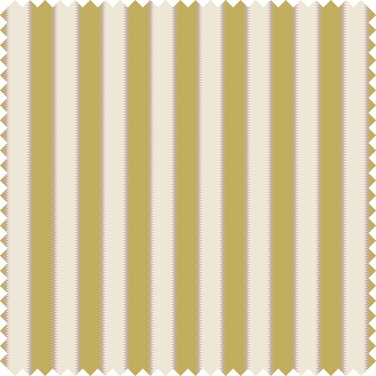 Wilder Stripe Fabric Fabric in Charteuese/Pink