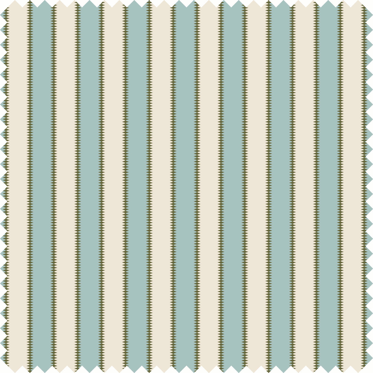 Wilder Stripe Fabric Fav in Light Blue/Green