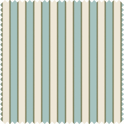 Wilder Stripe Fabric Fav in Light Blue/Green